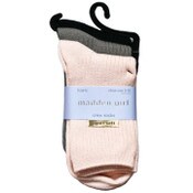 Wholesale - 3pk GIRLS CREW SOCKS STEVE MADDEN SIZE 9-11 C/P 24, UPC: 194587485180